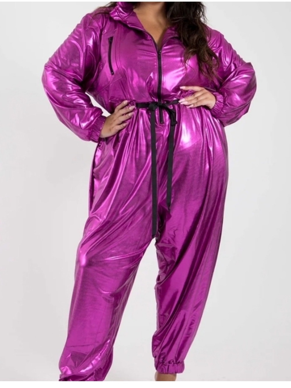 Sante Grace Flight Jumpsuit Metallic